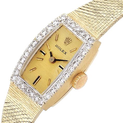 diamond vintage ladies rolex cocktail watch|vintage rolex ladies watch value.